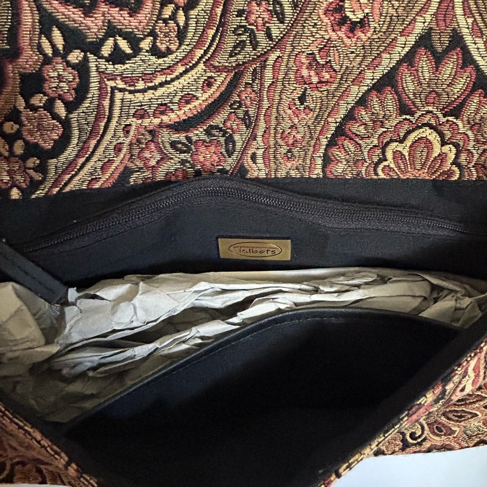 Talbots - Elegant Paisley Clutch Bag - Picture 5 of 7